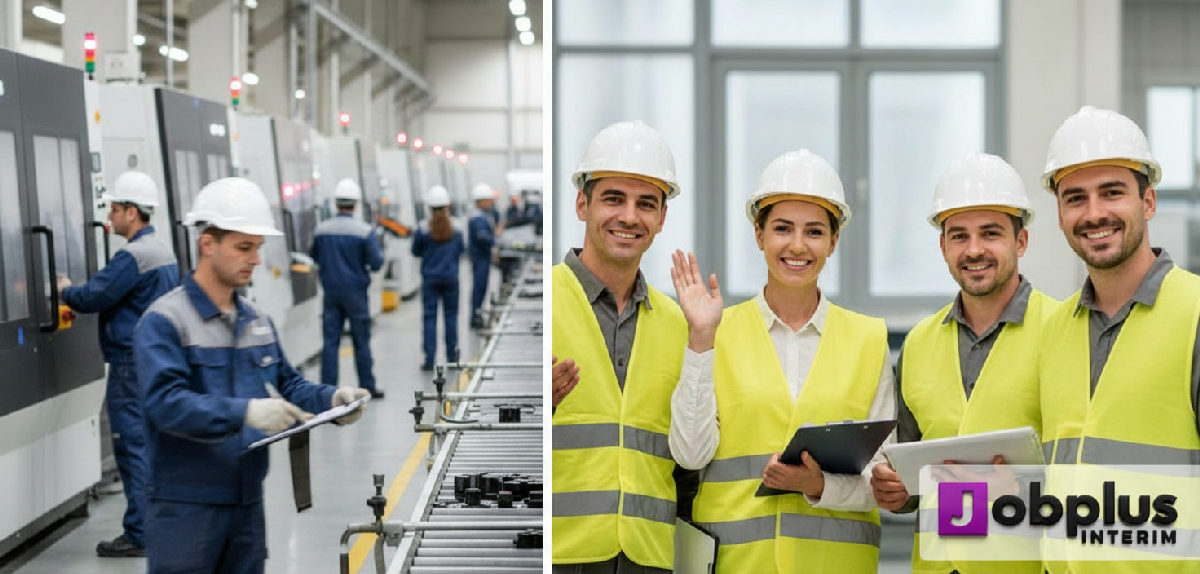 Usine française et ouvriers roumains motivés : recrutement réussi.