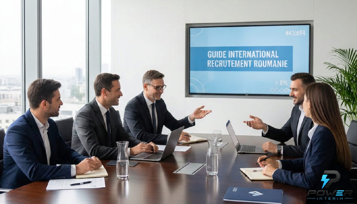 recrutement international guide Roumanie - Réunion d'affaires franco-roumaine sur le recrutement international.