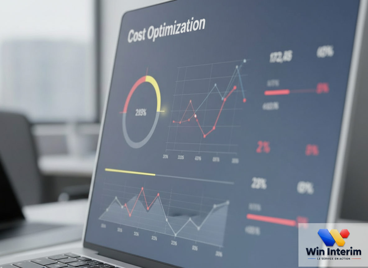Tableau de bord financier : optimisation des coûts salariaux et arrêts maladie.