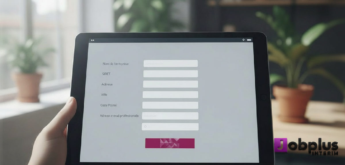Interface de création de compte sur le portail SIPSI.