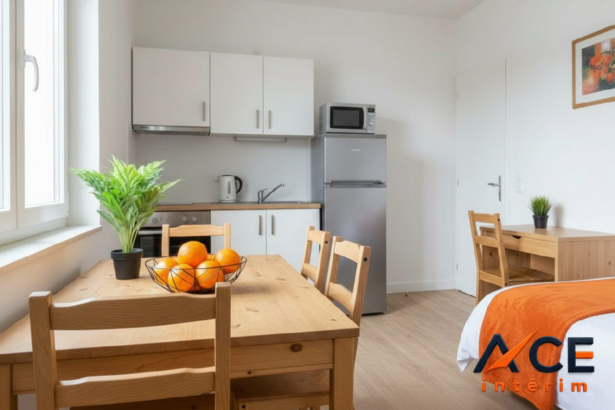 Logement de fonction propre pour ouvriers détachés.