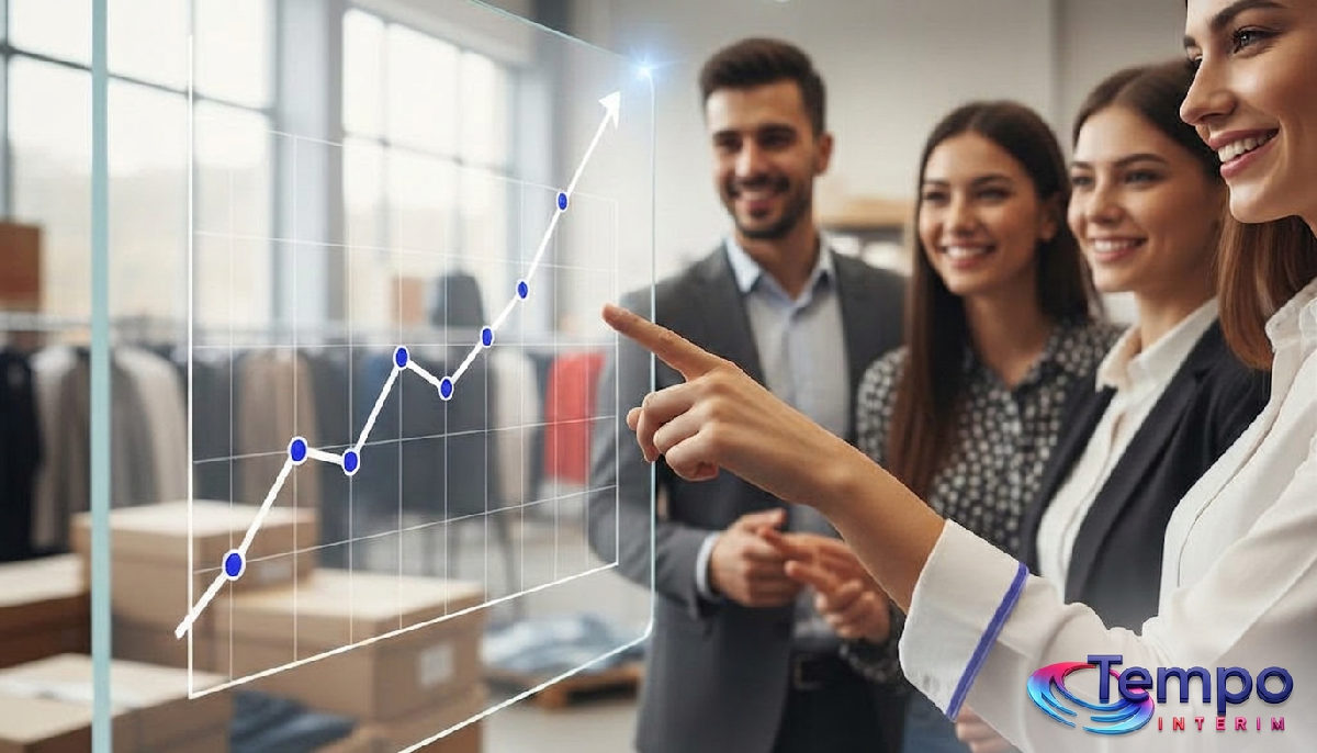 Graphique illustrant l'augmentation de productivité grâce aux renforts.