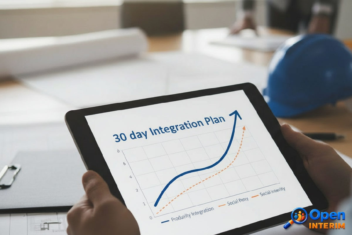 Graphique 30 jours : productivité et intégration ouvrier roumain.