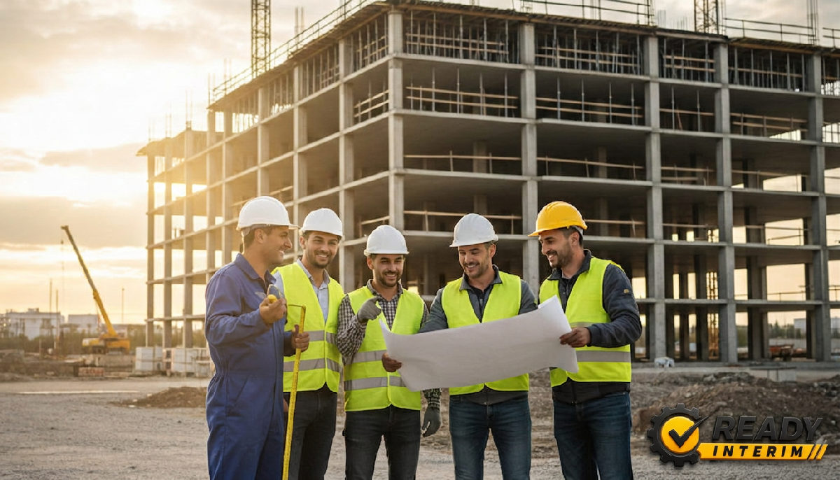 Travailleurs roumains qualifiés sur un chantier en France, succès RH 2026.