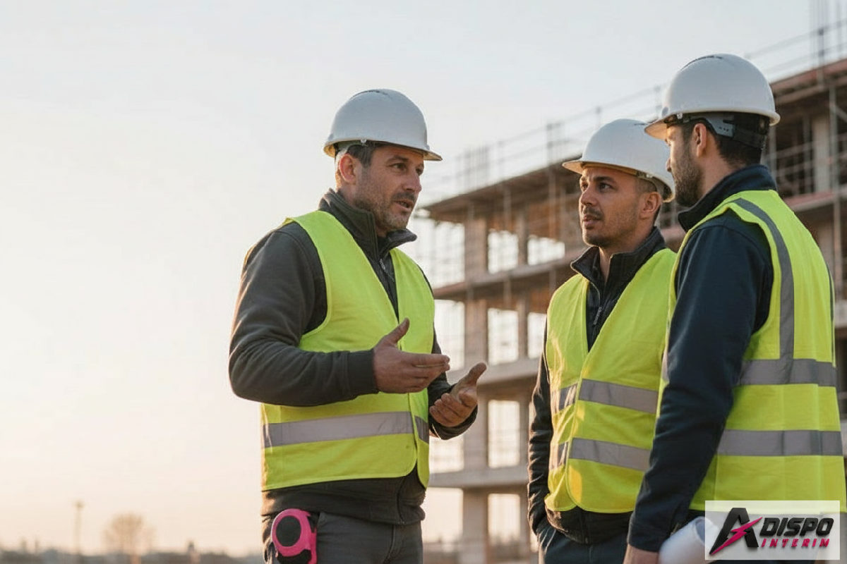quels droits pour salariés roumains détachés France ? - Travailleurs roumains qualifiés sur un chantier en France.
