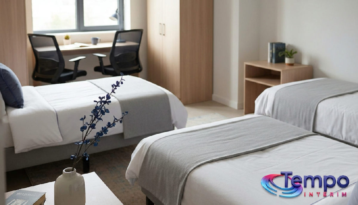 Logement propre et confortable pour les travailleurs détachés.