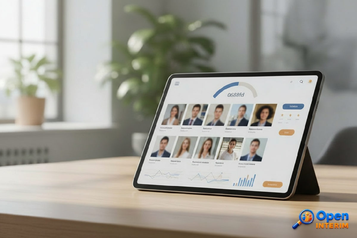 Tableau de bord de recrutement de techniciens roumains qualifiés.