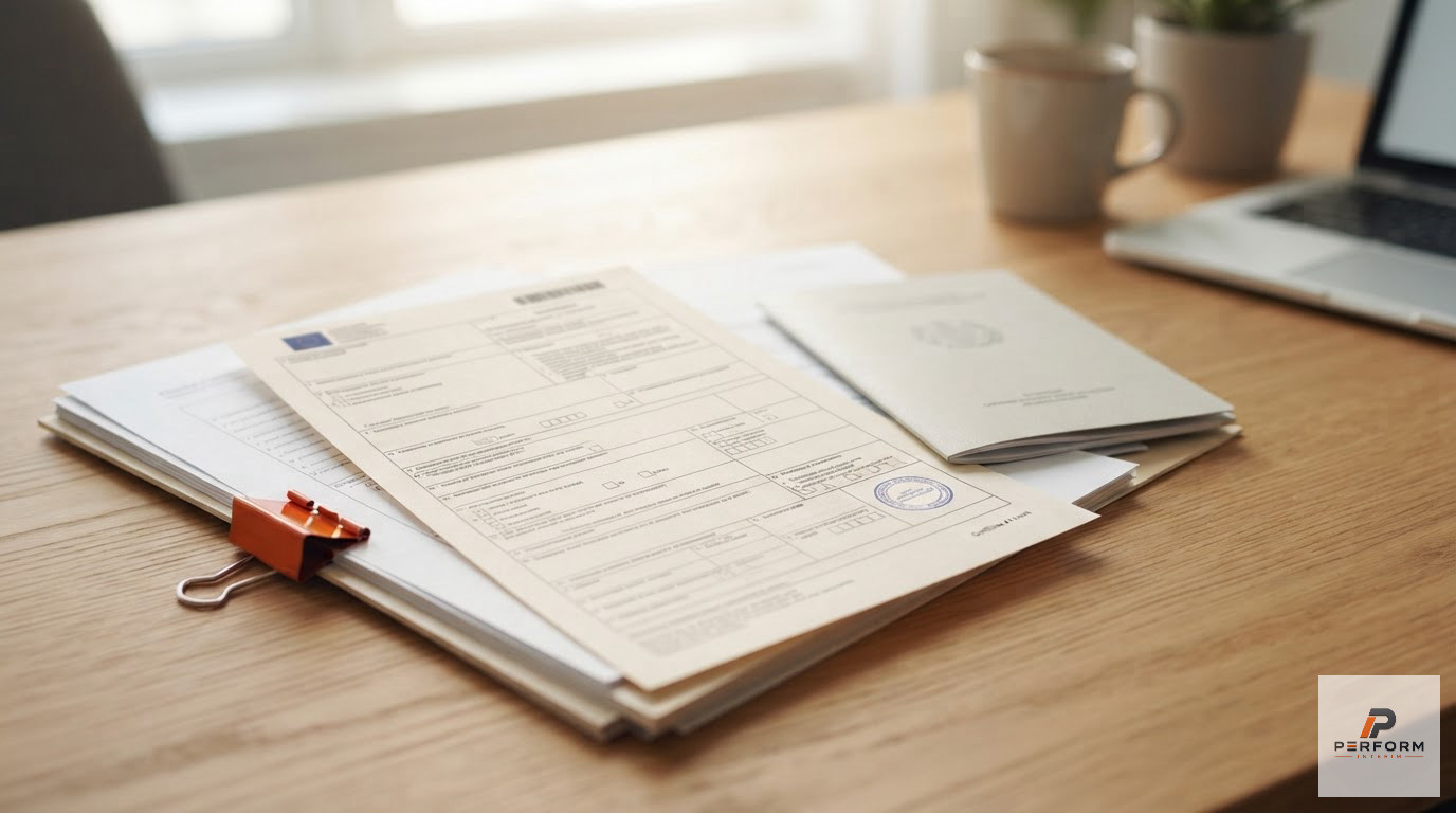 Formulaire administratif européen et certificat A1 pour le détachement.