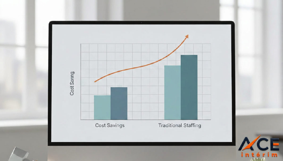 Graphique comparatif sur les économies de personnel par détachement.