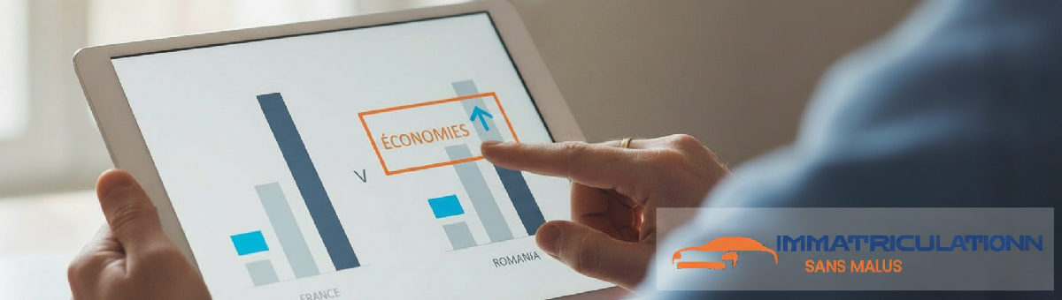 Tableau comparatif des taxes France-Roumanie sur une tablette.