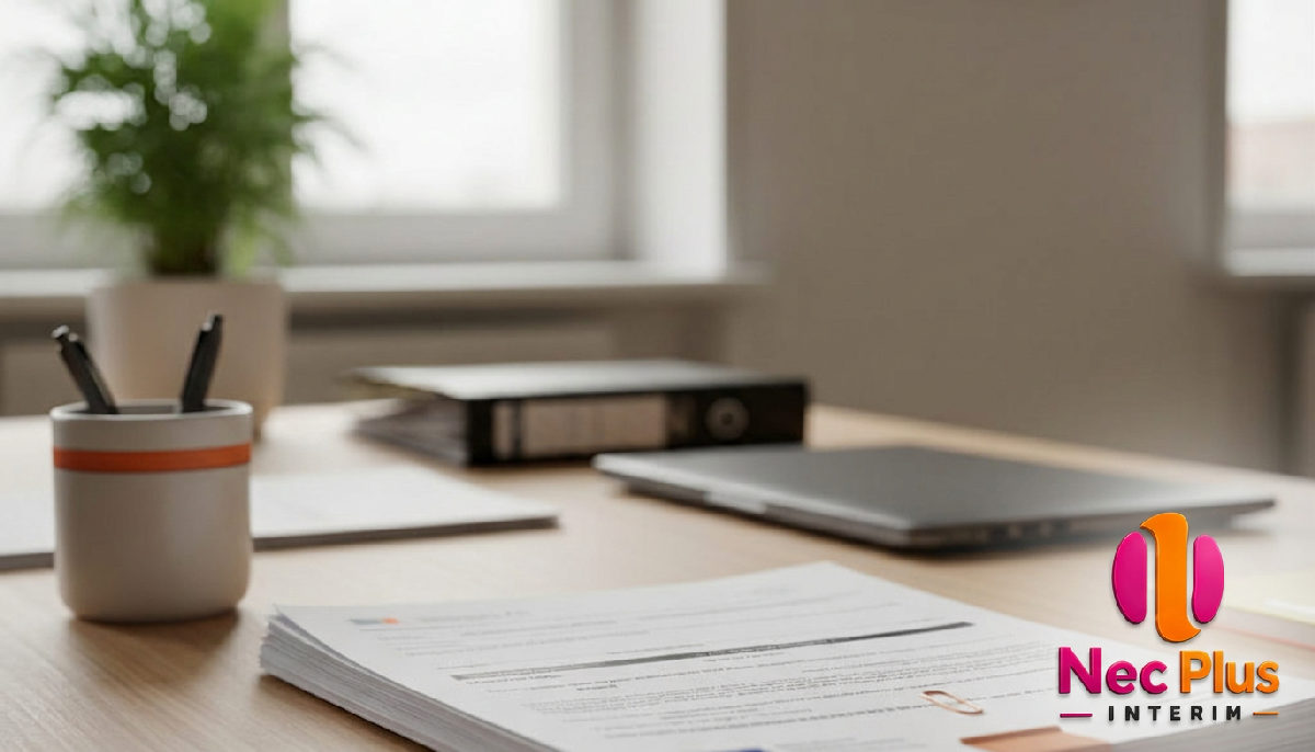 Documents de détachement européens et formulaires A1 sur un bureau.