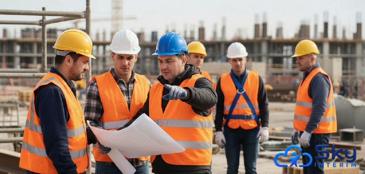 quelles obligations employeur main d'oeuvre roumaine - Ouvriers sur un chantier, collaboration et sécurité.