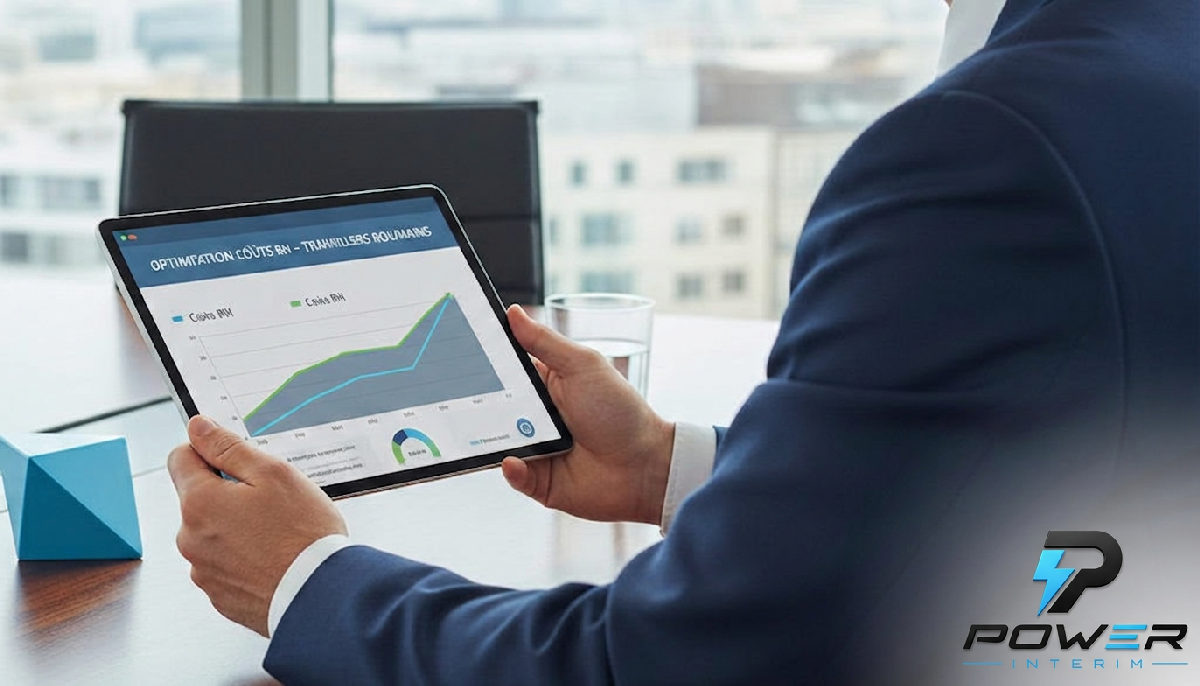 optimisation coûts RH travailleurs roumains - Tableau de bord RH d'optimisation sur une tablette.