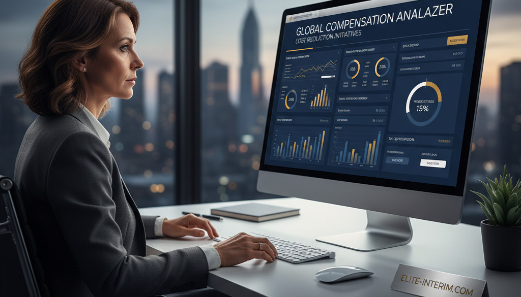 DRH comparant des packages de rémunération internationale pour réduire les coûts.