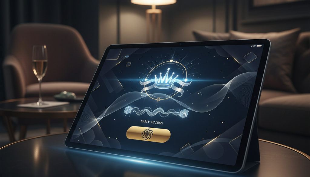 Email VIP elegant pentru acces anticipat la reduceri.