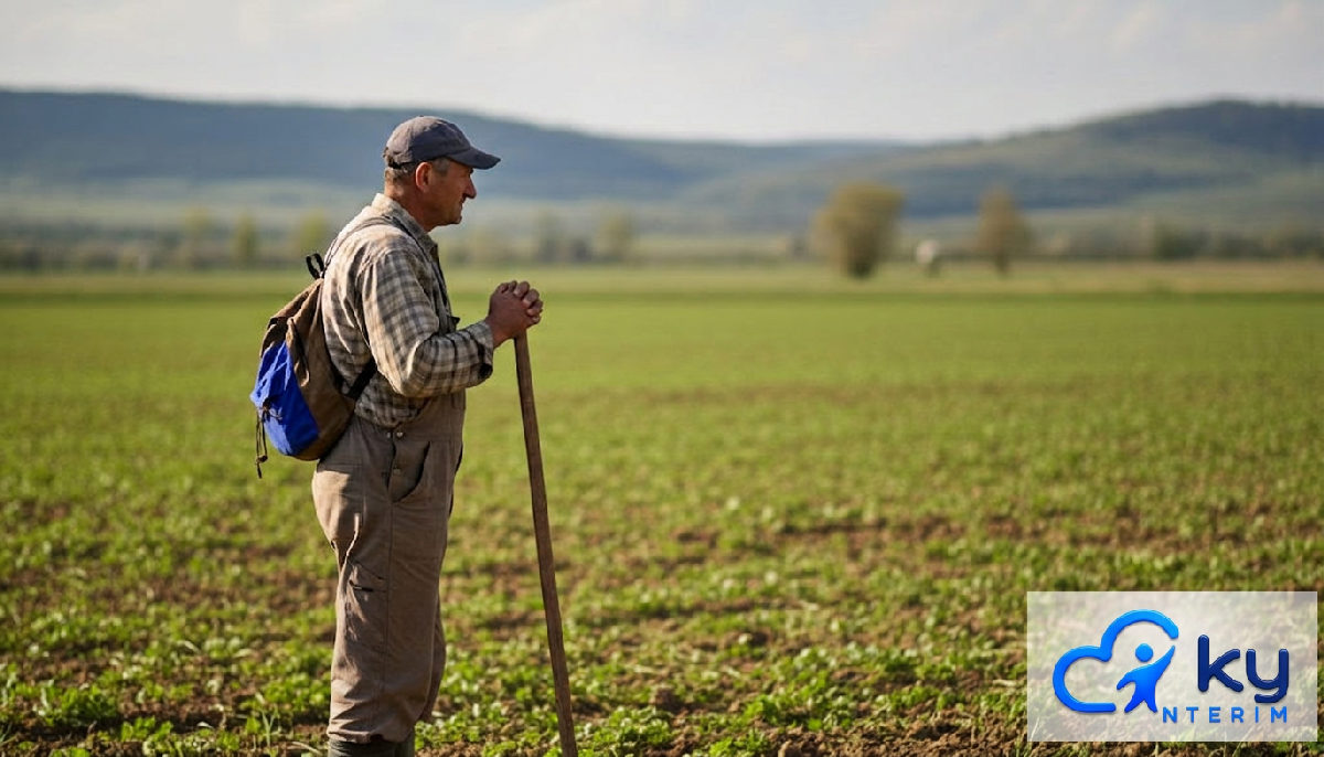 Camions transportant des travailleurs agricoles