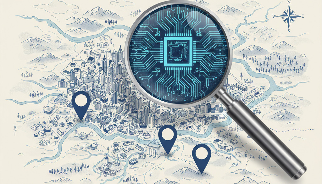 AI-powered local SEO with location targeting and analysis.