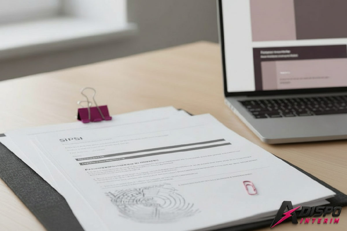 Documents de travail français et roumains, formulaire A1 et déclaration SIPSI.