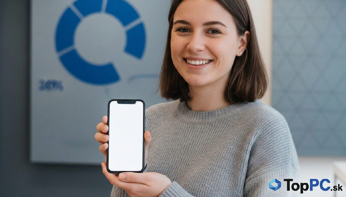 Šťastný zákazník s novým repasovaným iPhonom v obchode TopPC.