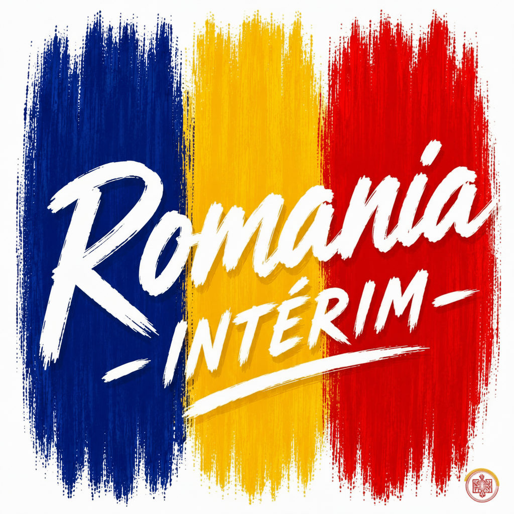 Gros plan sur un tampon officiel authentifiant un diplôme roumain.