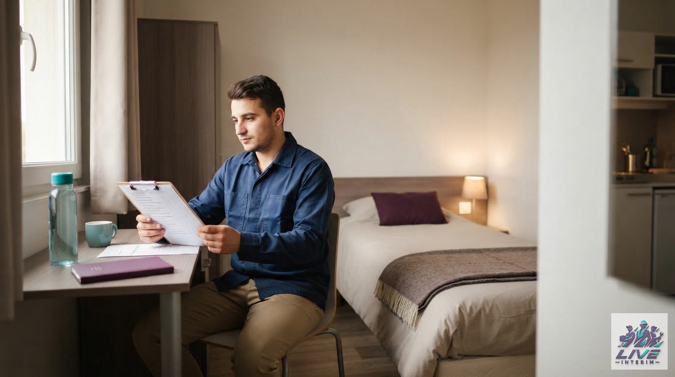 Des clés de location déposées sur un contrat de logement saisonnier.