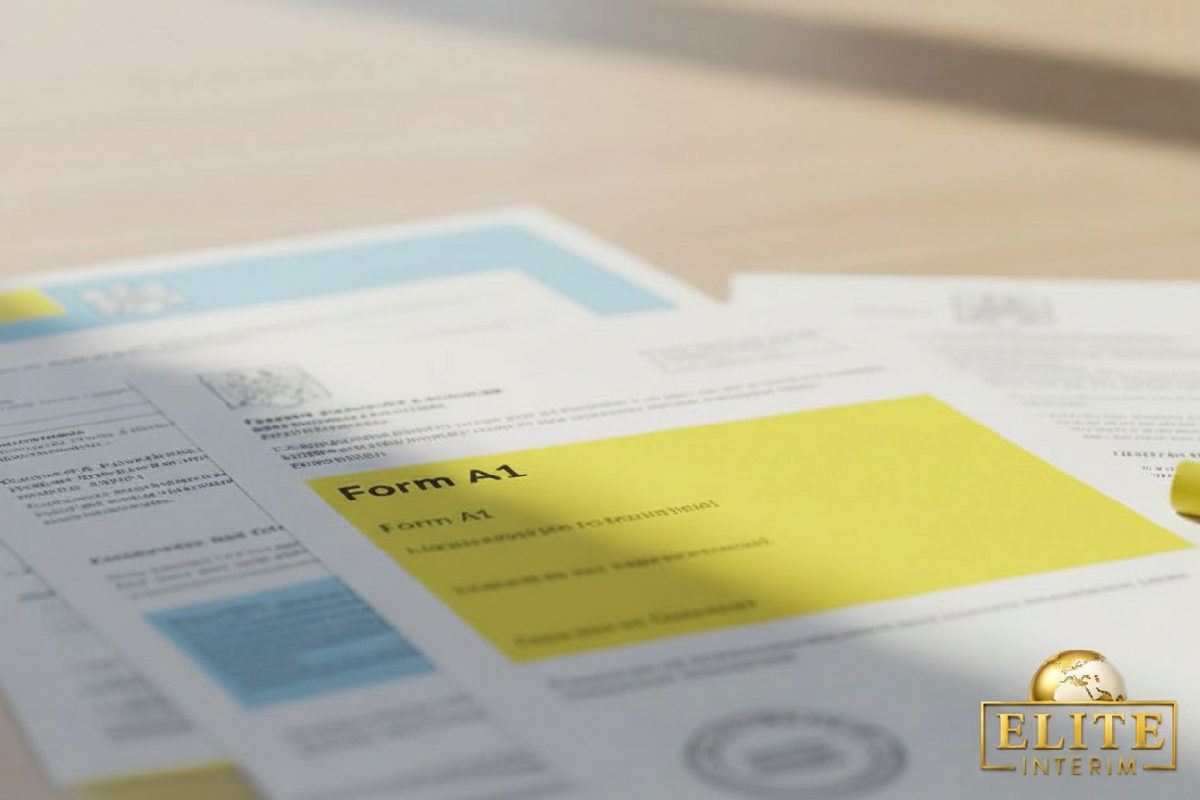 Documents administratifs et formulaire A1 pour l'embauche.