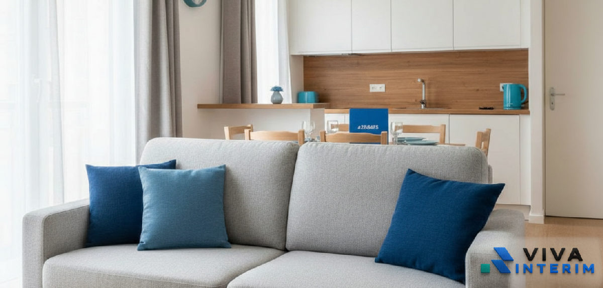 Logement moderne pour travailleurs roumains en France.