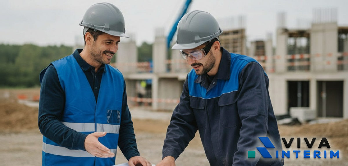 Collaboration franco-roumaine sur un chantier de construction.