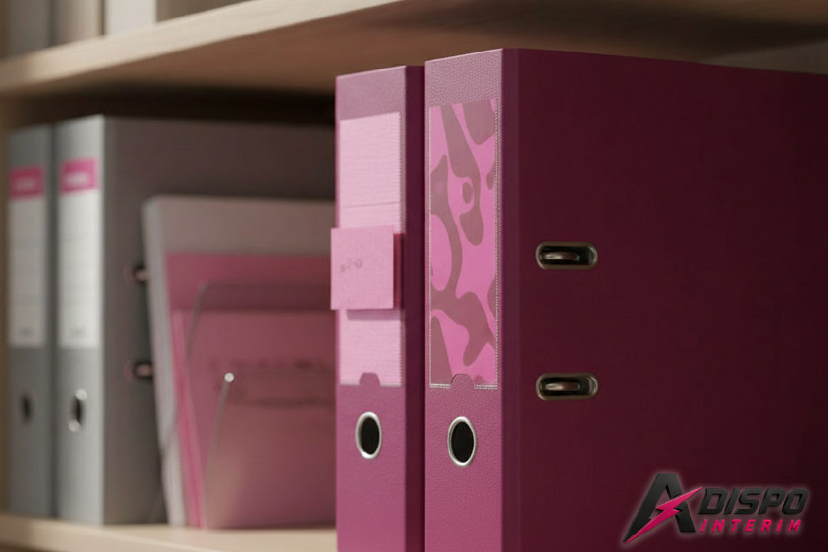 Classeur d'archives pour la conformité et bulletins de paie A1.