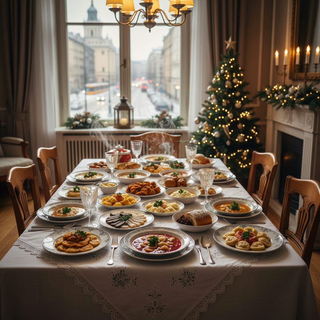 Wigilia firmowa w Warszawie – zamów catering świąteczny, który smakuje jak u mamy
