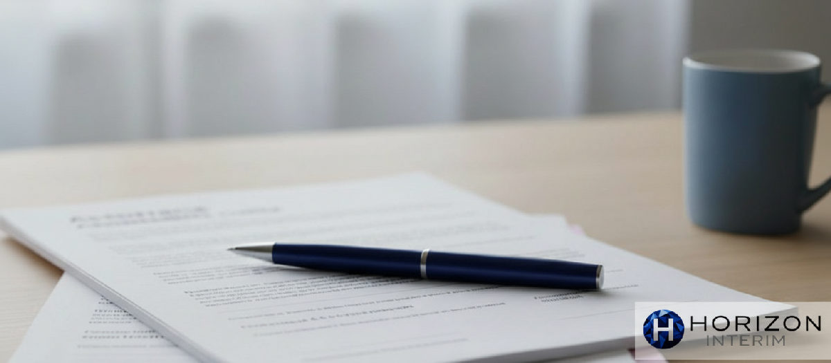 Contrat d'assurance RC et documents A1 sur un bureau.