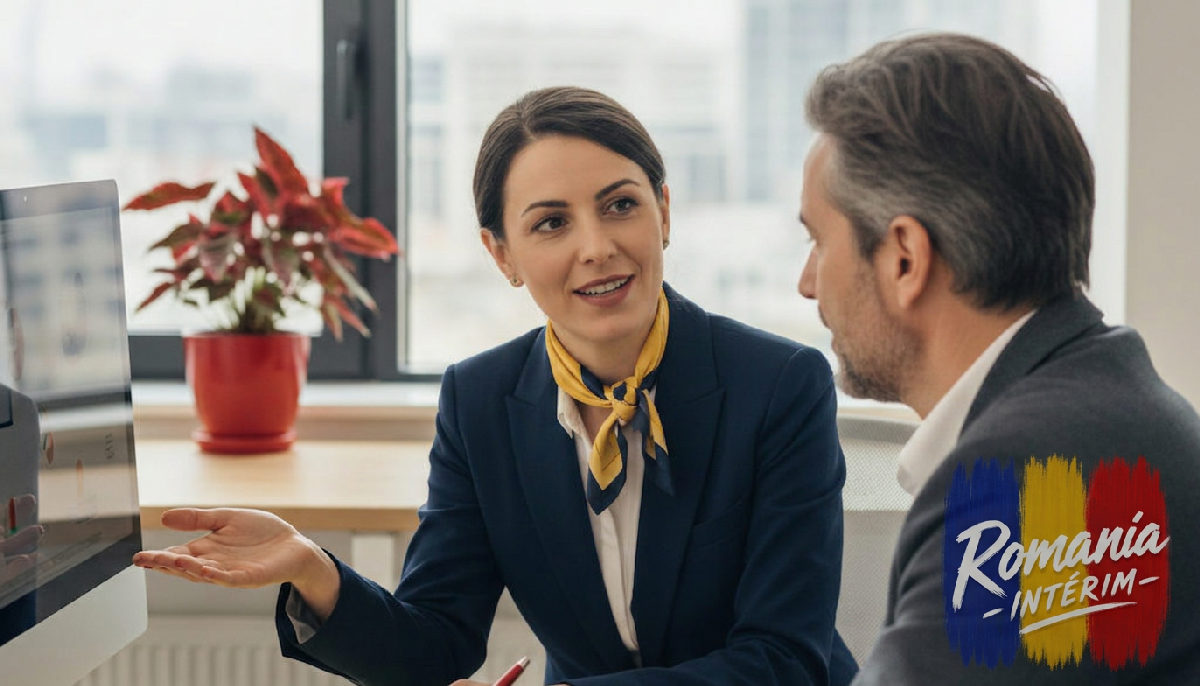Manager expliquant le détachement à un chef d'entreprise français.
