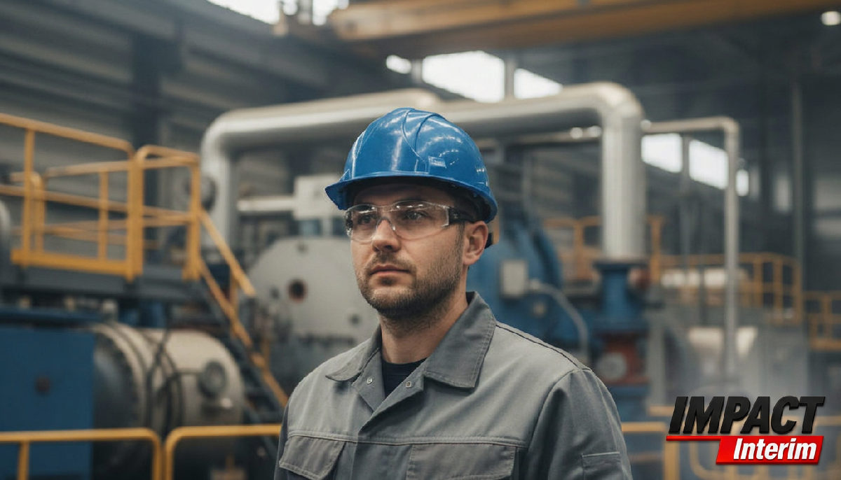 intérim roumain - Technicien roumain qualifié sur un site industriel en France.