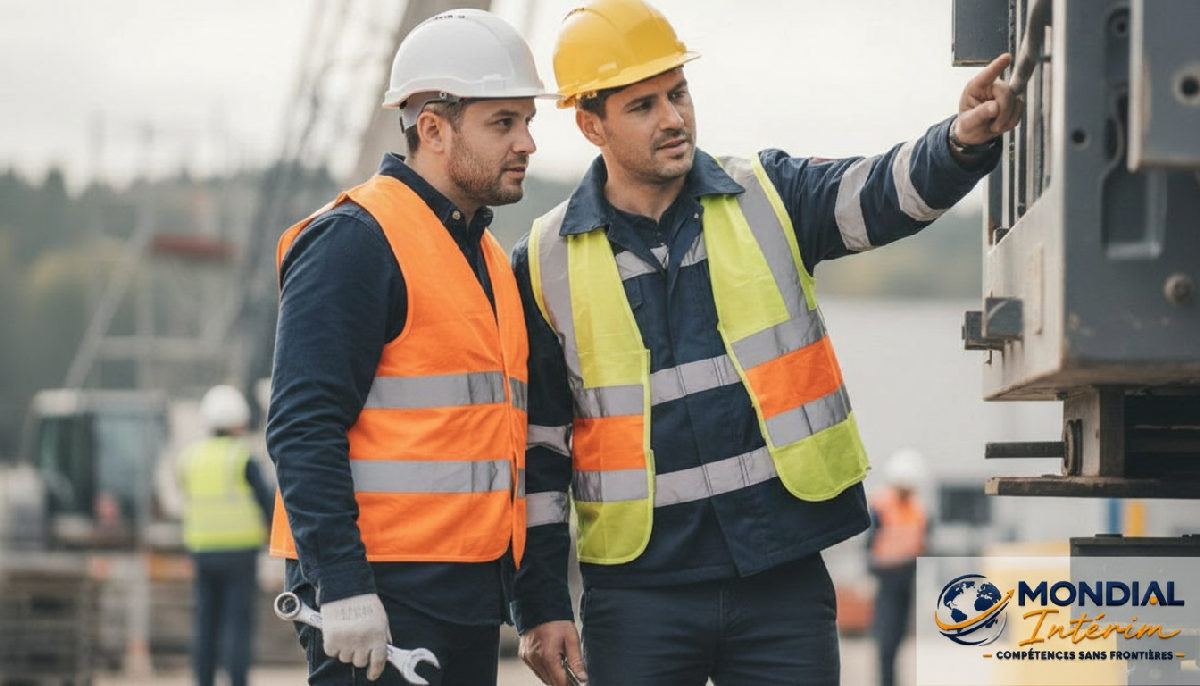 Intégration pratique sur chantier avec un chef d'équipe.