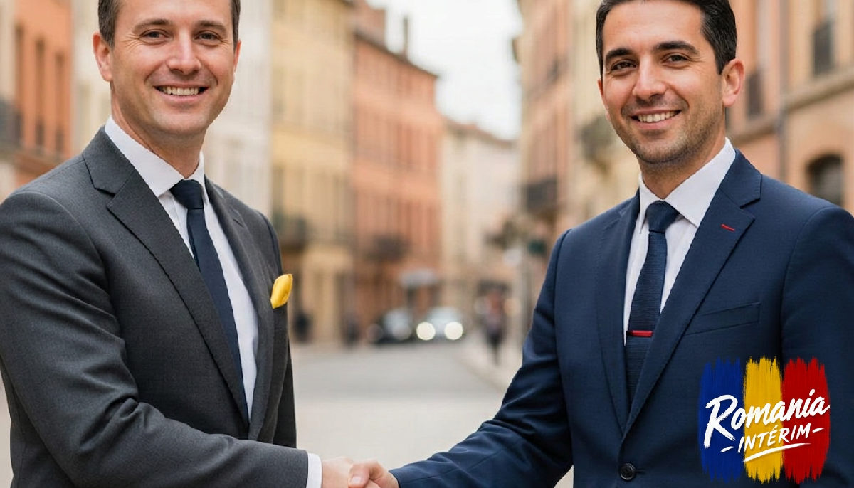 Partenariat réussi entre un manager et Romania Interim à Toulouse.