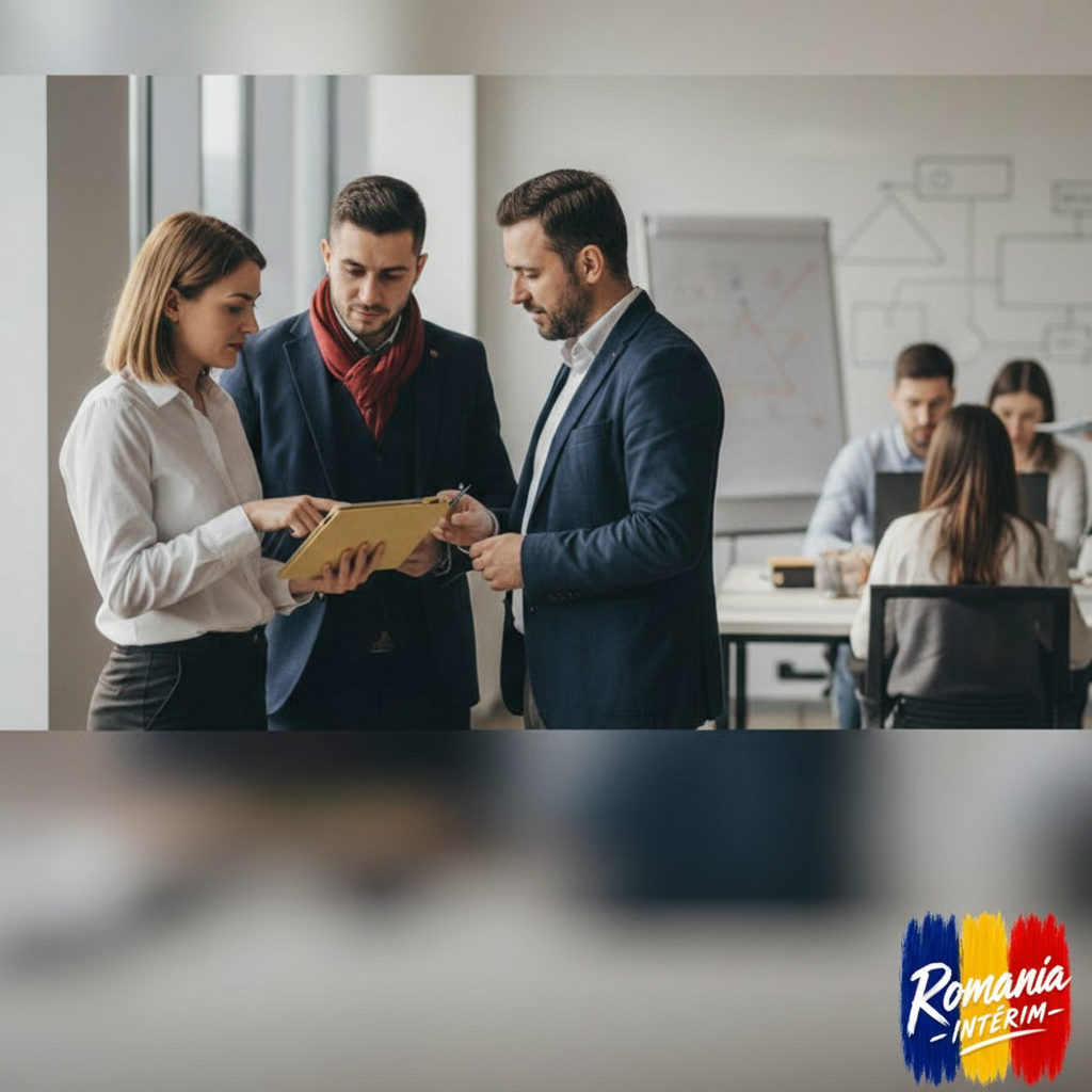 Personnes travaillant ensemble dans un bureau moderne, gestion d'équipe.