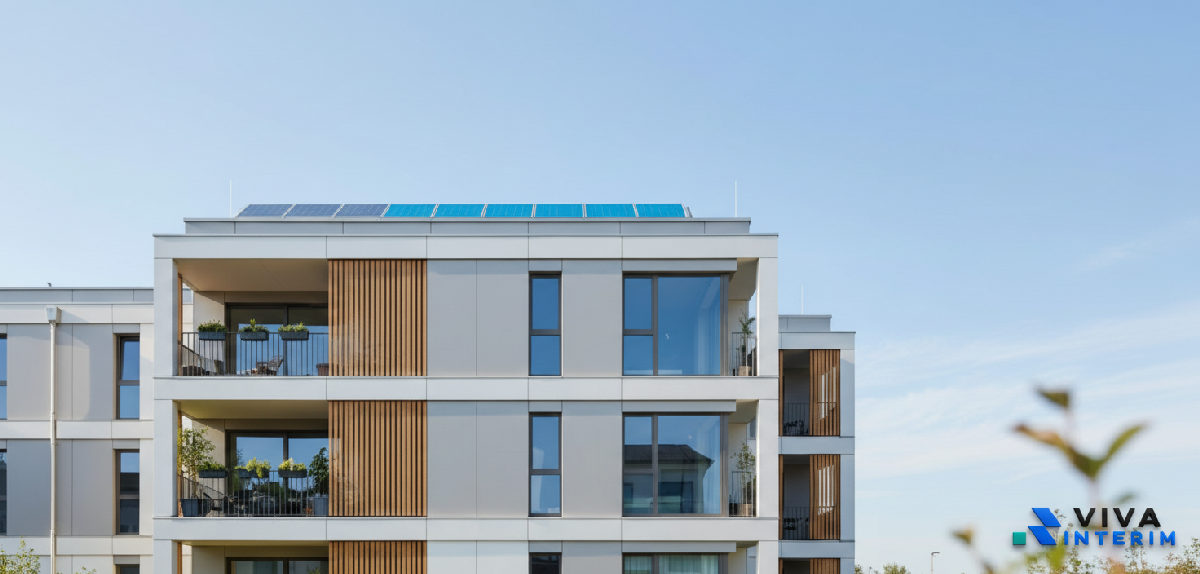 Bâtiment résidentiel moderne pour l'accueil des travailleurs saisonniers.