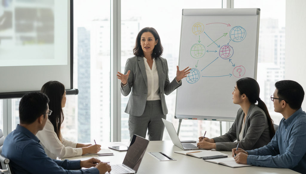 Culture entreprise & recrutement international : stratégies 2 Formation interculturelle pour la communication globale en équipe.
