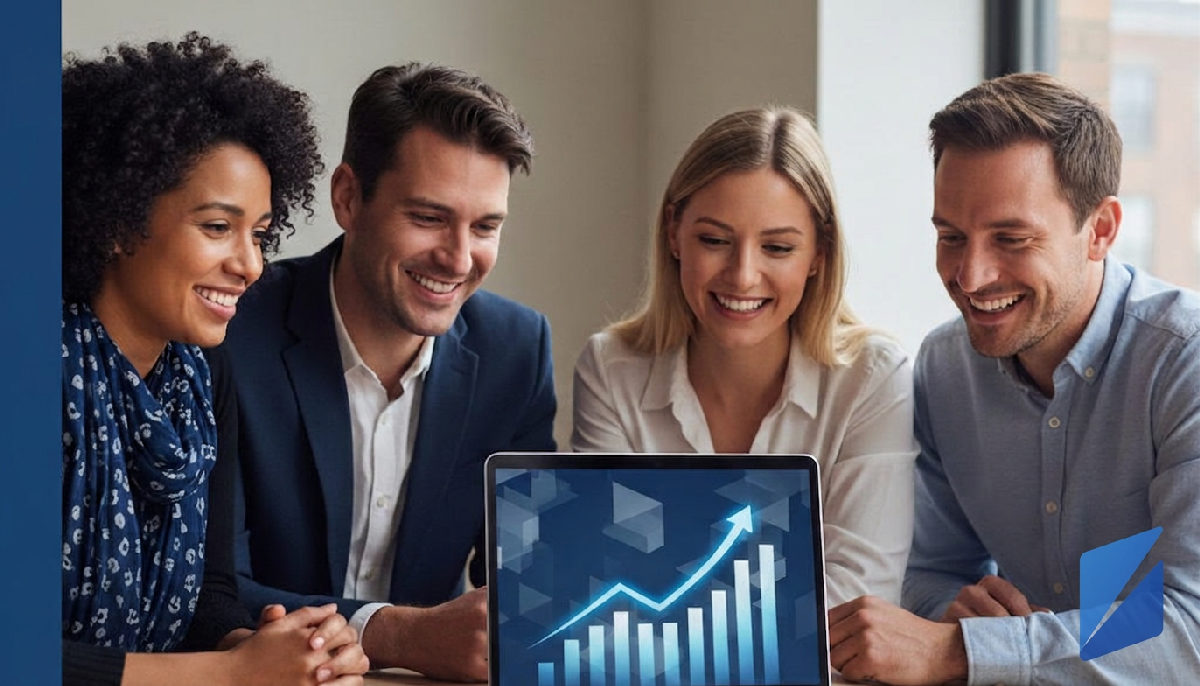 Small business owners celebrate growth using Shopify's AI strategy.