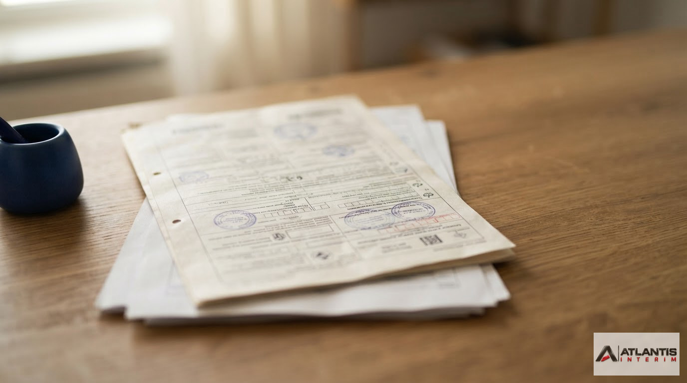 Documents officiels de détachement posés sur un bureau illustrant la rigueur administrative.