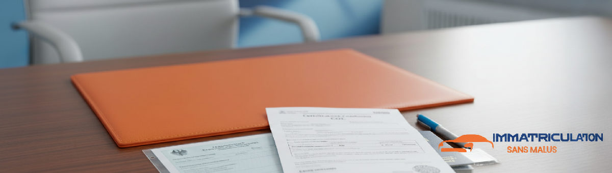 Documents essentiels pour l'immatriculation : carte grise, COC, passeport.