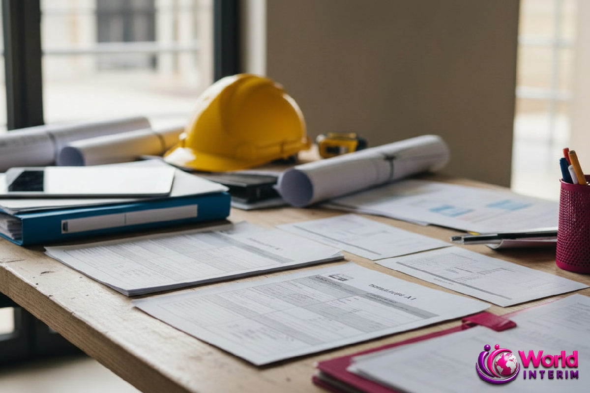 Documents administratifs importants pour le travail en intérim.