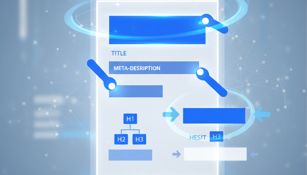 Optimizing on-page SEO elements like title and meta-description.