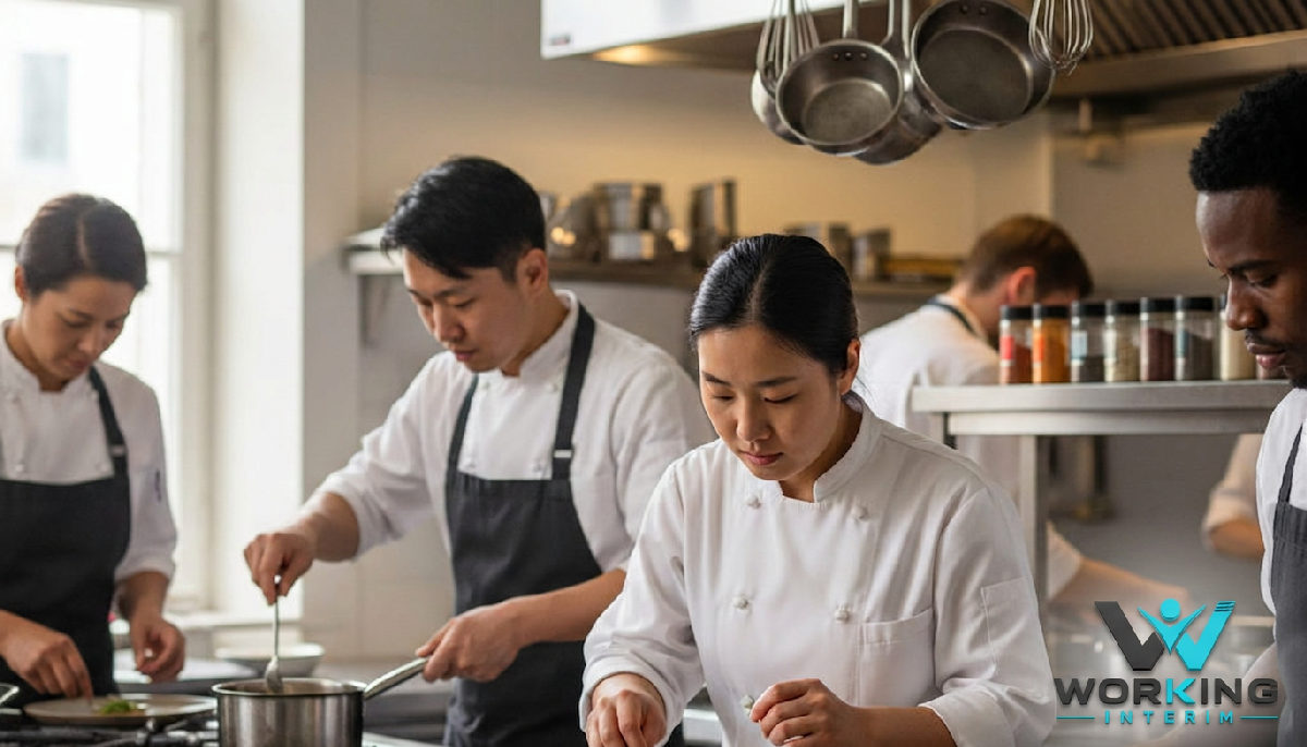 Cuisine de restaurant haut de gamme avec talents internationaux.