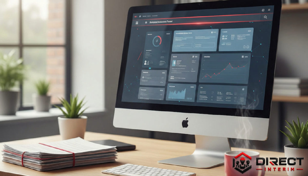 Bureau RH avec le portail SIPSI pour le recrutement international.