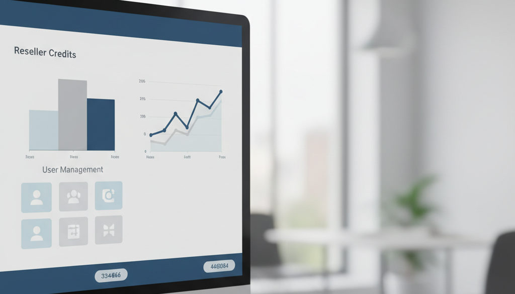Roeya IPTV Reseller Program: Is It a Scam or Legitimate? 2 Roeya IPTV reseller program scam – Digital dashboard displaying IPTV reseller sales data and user management.