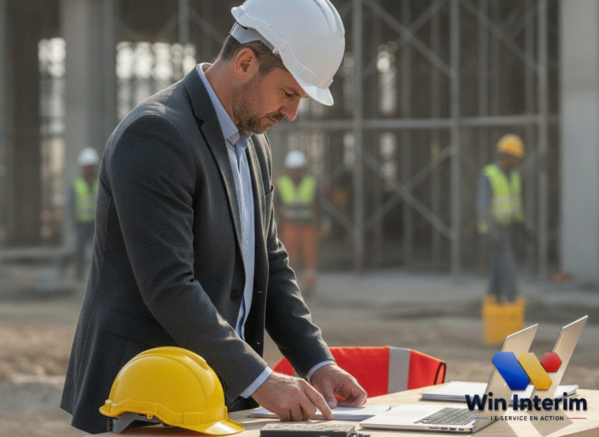 comment renouveler certificat A1 expiré travailleur détaché - Inspecteur du travail vérifiant des documents sur un chantier.