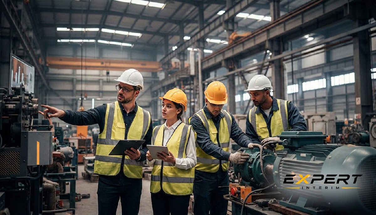 Vérification de compétences techniques sur un chantier.