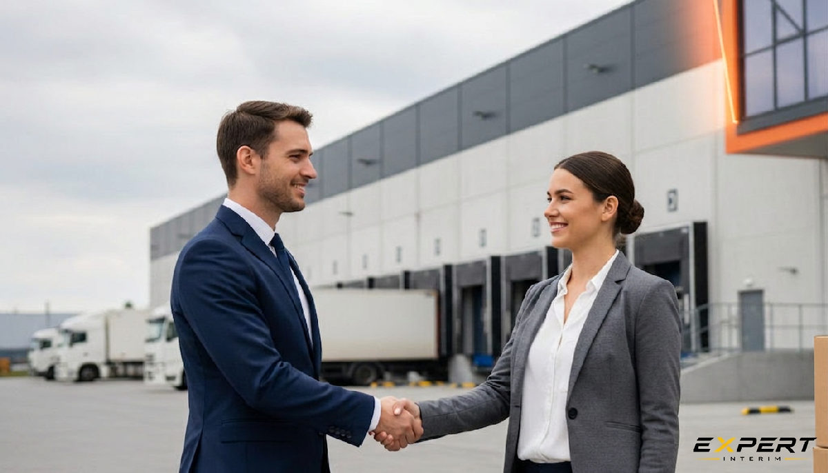 Poignée de main symbolisant un partenariat de recrutement réussi.