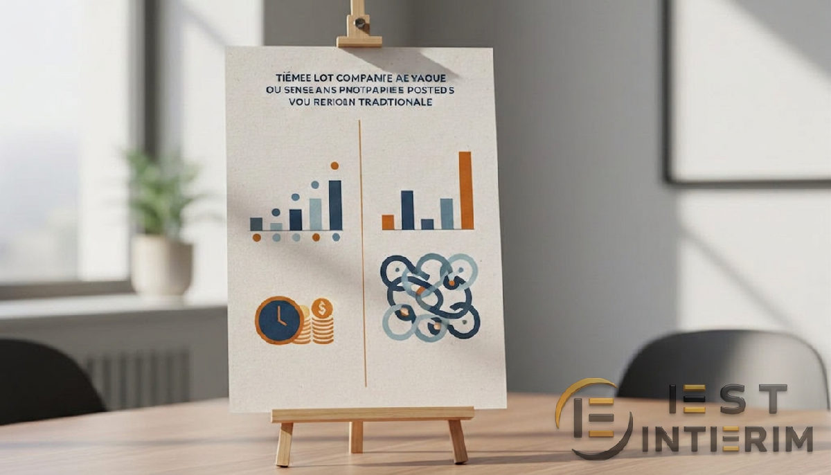 Tableau montrant économies de temps et d'argent avec le travail détaché.